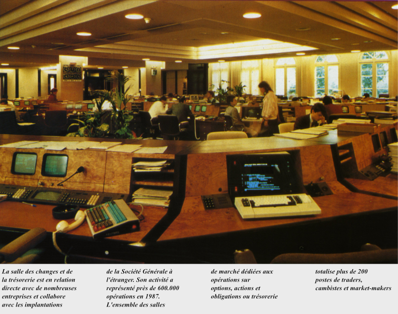 Salle des marchés - SG 1988
